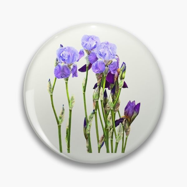 Item preview, Group of Lavendar Irises and Buds designed and sold by Susan Savad.