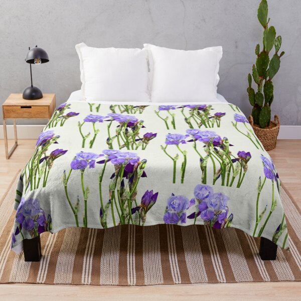 Item preview, Group of Lavendar Irises and Buds designed and sold by Susan Savad.