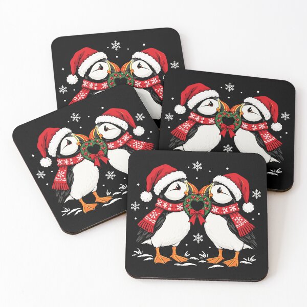 Item preview, Mistletoe Kiss Puffins Christmas Shirt – Cute Puffins Couple Holiday designed and sold by mraihan.