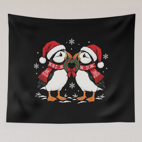Item preview, Mistletoe Kiss Puffins Christmas Shirt – Cute Puffins Couple Holiday designed and sold by mraihan.