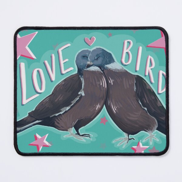 Item preview, Love Bird Pigeons - Digital Artwork designed and sold by Meg-on-Toast.