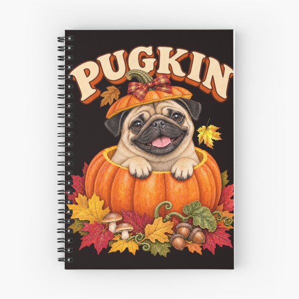 Item preview, Pug Pup Funny Pugkin Fall Pumpkin Spice Dog Pun  designed and sold by Cute & Sassy Custom Gifting Boutiques.