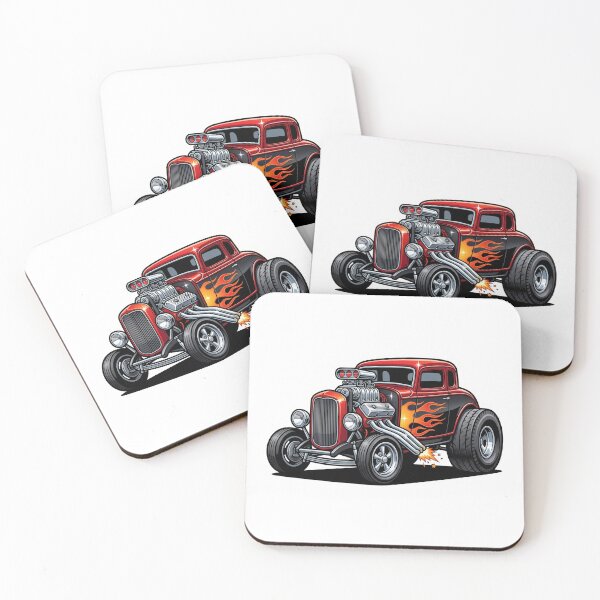 Item preview, Vintage Flame Hot Rod Custom Car Sticker designed and sold by Fixnovaguide.