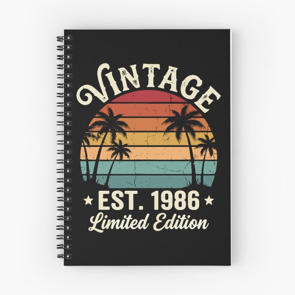 Item preview, Vintage Est. 1986 Limited Edition Born 1986 Birthday Retro  designed and sold by PopStars1993.