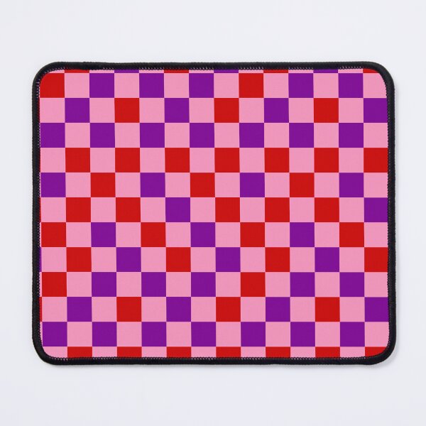Item preview, Red Purple and Pink Checkered Design designed and sold by PatternTitan.