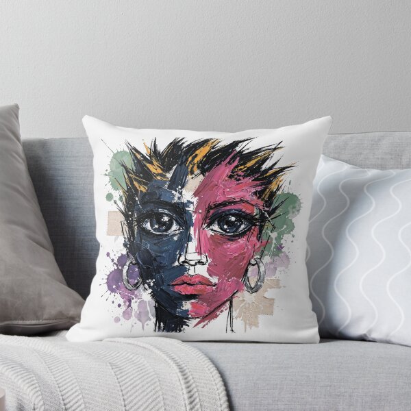 Item preview, Abstract portrait of a face. designed and sold by MagelliShop.