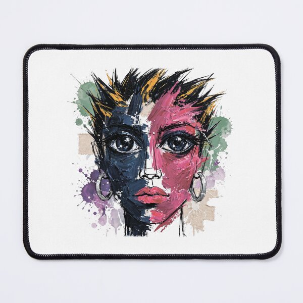 Item preview, Abstract portrait of a face. designed and sold by MagelliShop.