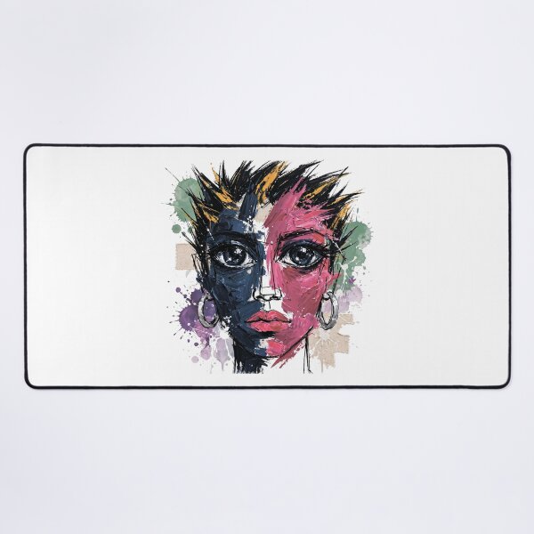 Item preview, Abstract portrait of a face. designed and sold by MagelliShop.