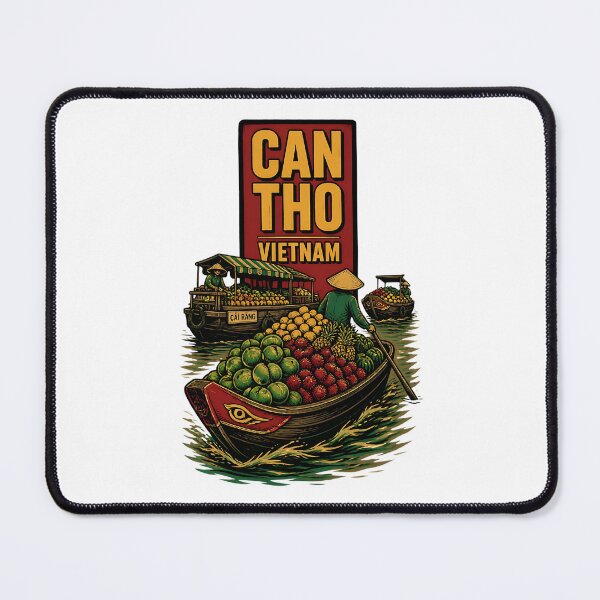 Item preview, Can Tho Vietnam Vintage Travel Tourism designed and sold by TravelersGems.