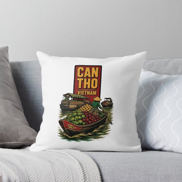 Item preview, Can Tho Vietnam Vintage Travel Tourism designed and sold by TravelersGems.