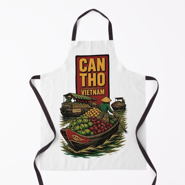 Item preview, Can Tho Vietnam Vintage Travel Tourism designed and sold by TravelersGems.