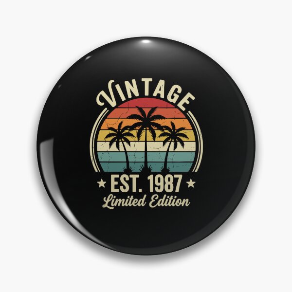 Item preview, Vintage Est. 1987 Limited Edition Birthday Born 1987 designed and sold by PopStars1993.