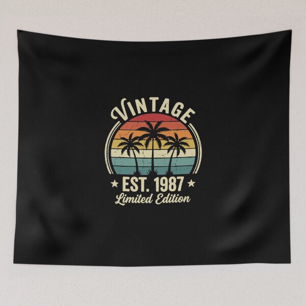Item preview, Vintage Est. 1987 Limited Edition Birthday Born 1987 designed and sold by PopStars1993.