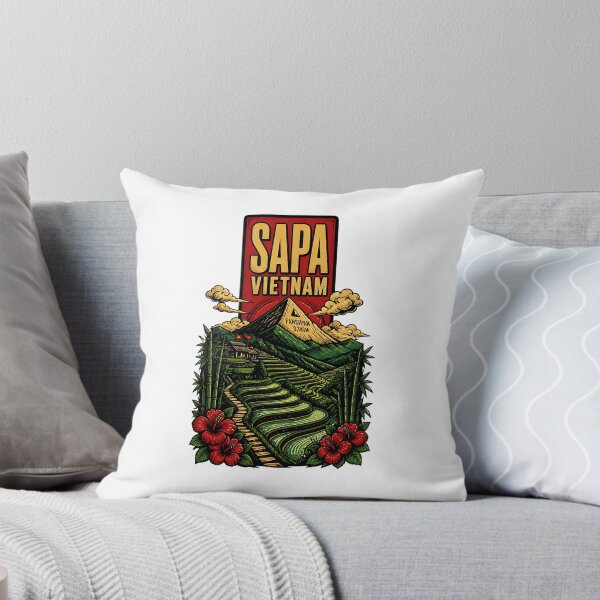 Item preview, Sapa Vietnam Vintage Travel Tourism designed and sold by TravelersGems.