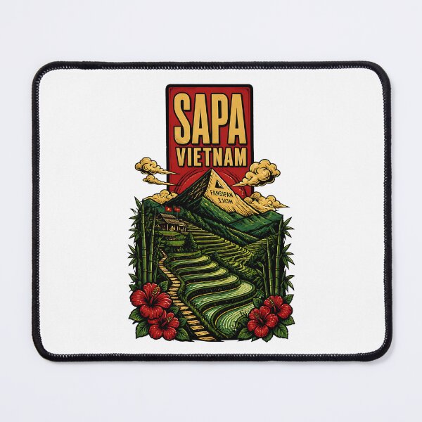 Item preview, Sapa Vietnam Vintage Travel Tourism designed and sold by TravelersGems.