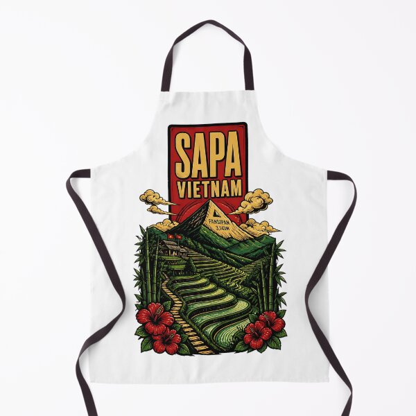 Item preview, Sapa Vietnam Vintage Travel Tourism designed and sold by TravelersGems.