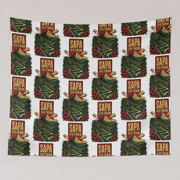 Item preview, Sapa Vietnam Vintage Travel Tourism designed and sold by TravelersGems.