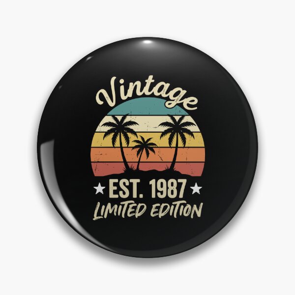 Item preview, Vintage Est. 1987 Limited Edition Birthday Born In 1987 designed and sold by PopStars1993.