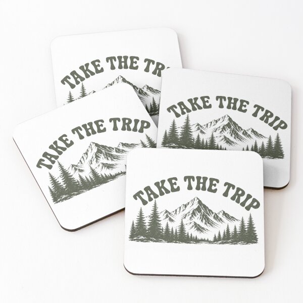 Item preview, Take The Trip Retro Mountain Adventure Hiking Travel Quote designed and sold by StyxIND.