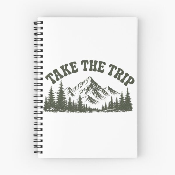 Item preview, Take The Trip Retro Mountain Adventure Hiking Travel Quote designed and sold by StyxIND.
