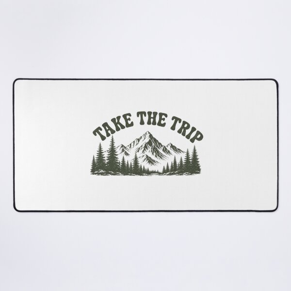 Item preview, Take The Trip Retro Mountain Adventure Hiking Travel Quote designed and sold by StyxIND.