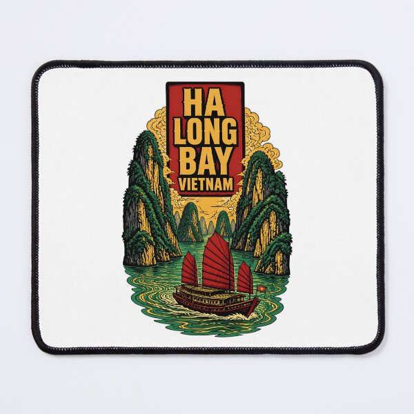 Item preview, Ha Long Bay Vietnam Vintage Travel Tourism designed and sold by TravelersGems.