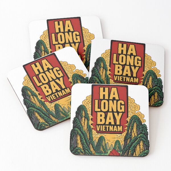 Item preview, Ha Long Bay Vietnam Viajes y turismo vintage designed and sold by TravelersGems.