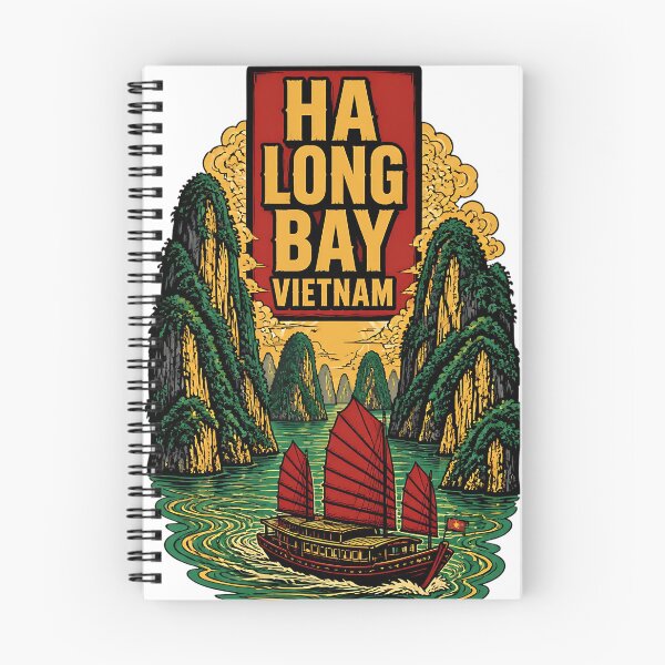 Item preview, Ha Long Bay Vietnam Vintage Travel Tourism designed and sold by TravelersGems.