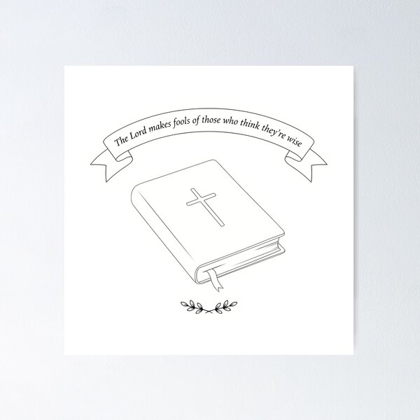 Item preview, Humorous Bible Verse Quote designed and sold by NiftyWrx.