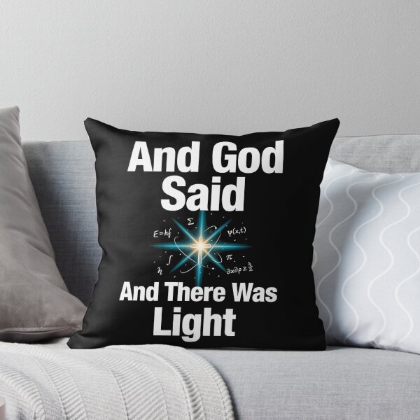 Item preview, And God Said And There Was Light Christian Science Joke designed and sold by Redgiant87x.