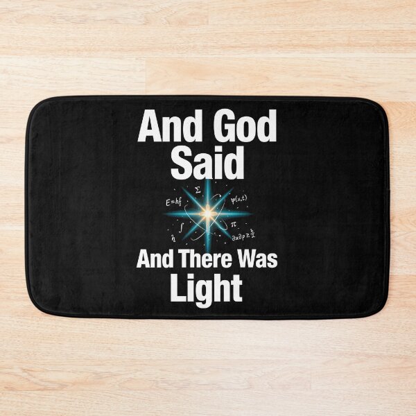 Item preview, And God Said And There Was Light Christian Science Joke designed and sold by Redgiant87x.