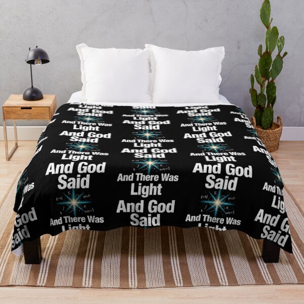 Item preview, And God Said And There Was Light Christian Science Joke designed and sold by Redgiant87x.