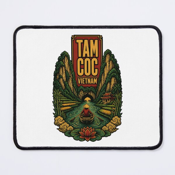 Item preview, Tam Coc Vietnam Vintage Travel Tourism designed and sold by TravelersGems.