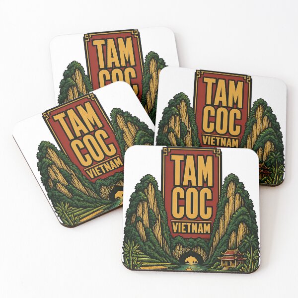 Item preview, Tam Coc Vietnam Vintage Travel Tourism designed and sold by TravelersGems.