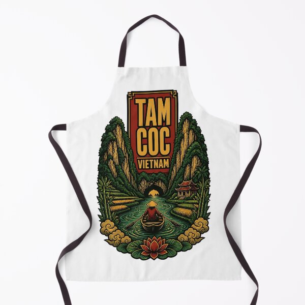 Item preview, Tam Coc Vietnam Vintage Travel Tourism designed and sold by TravelersGems.