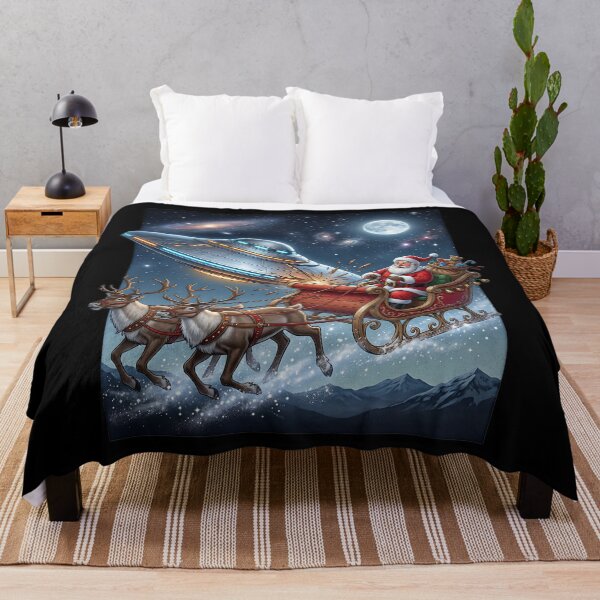 Item preview, UFO rams Santa Claus designed and sold by ReneMM.