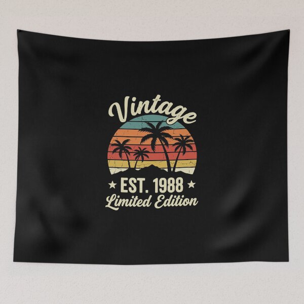 Item preview, Vintage Est. 1988 Limited Edition Birthday Born In 1988 designed and sold by PopStars1993.
