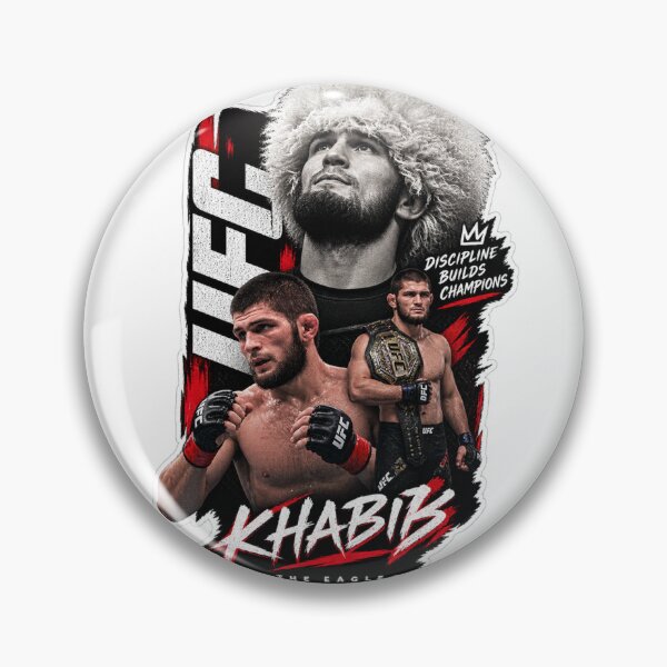 Item preview, Khabib Nurmagomedov The Eagle UFC Legend Sticker designed and sold by PRIME4YOU.