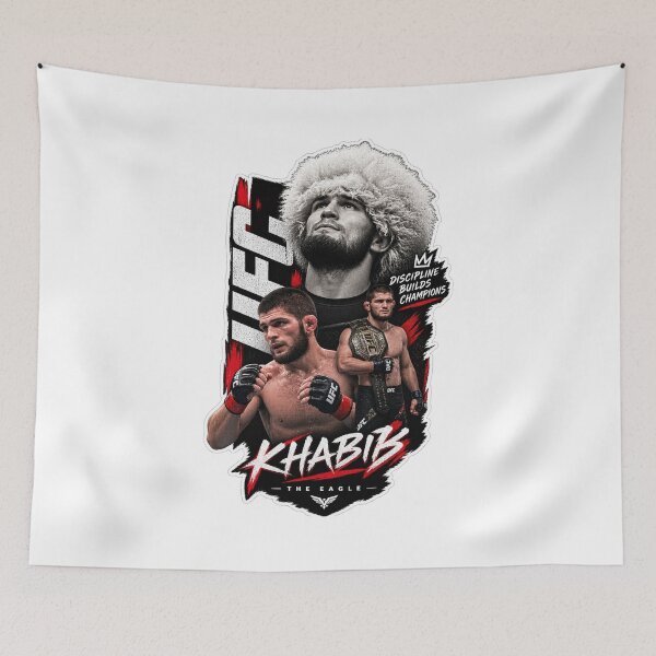 Item preview, Khabib Nurmagomedov The Eagle UFC Legend Sticker designed and sold by PRIME4YOU.