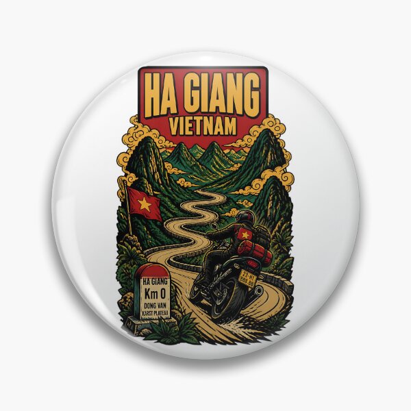 Artikelvorschau, Ha Giang Vietnam Vintage Reisetourismus entworfen und verkauft von TravelersGems.