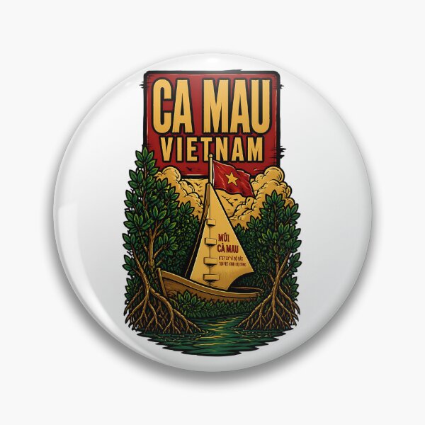 Item preview, Ca Mau Vietnam Vintage Travel Tourism designed and sold by TravelersGems.