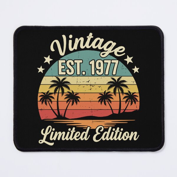 Item preview, Vintage Est. 1977 Limited Edition Birthday Born 1977 Retro  designed and sold by SofiBlair.