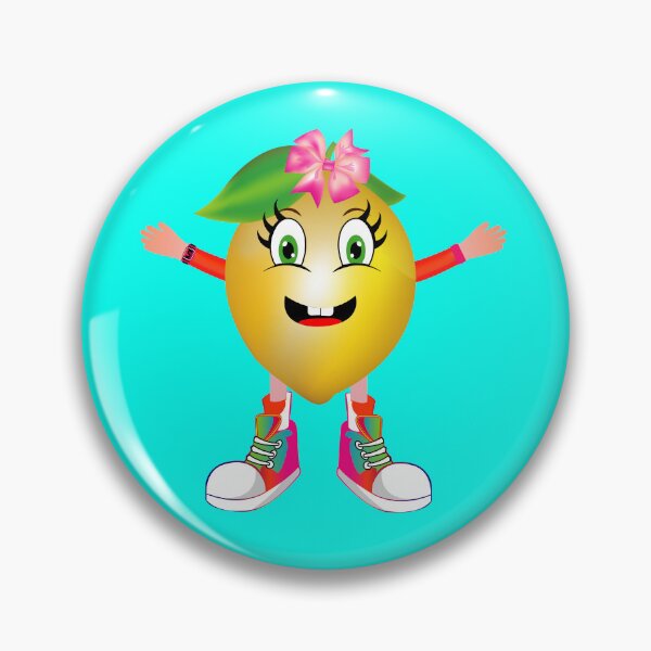 Item preview, Happy Lemon Animated Character Girl Version designed and sold by ExpressiveToon.