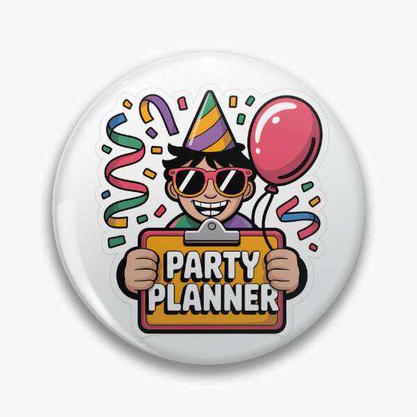 Item preview, Cheerful Party Planner with Confetti designed and sold by NiftyWrx.