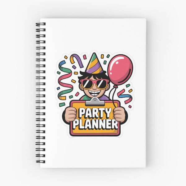 Item preview, Cheerful Party Planner with Confetti designed and sold by NiftyWrx.