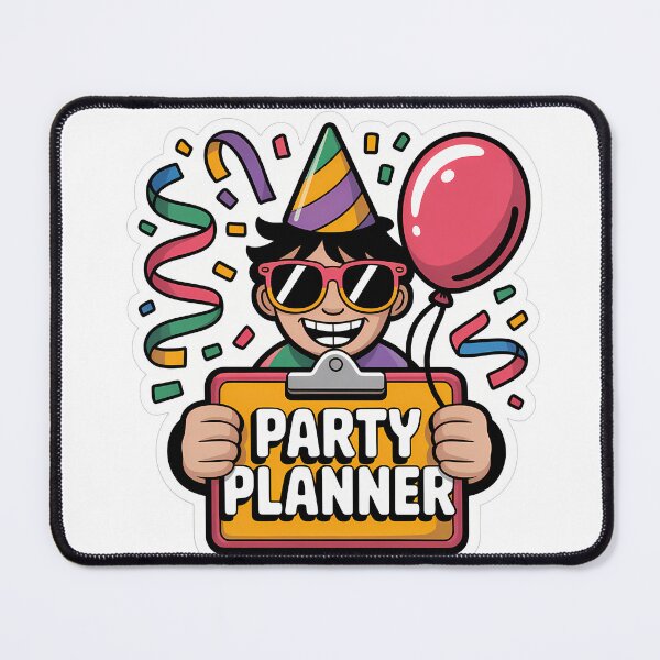 Item preview, Cheerful Party Planner with Confetti designed and sold by NiftyWrx.