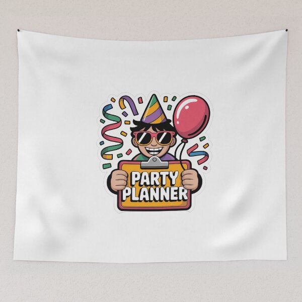 Item preview, Cheerful Party Planner with Confetti designed and sold by NiftyWrx.