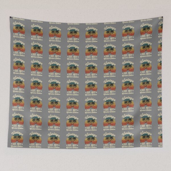 Item preview, Vintage Est. 1977 Limited Edition Born In 1977 Birthday  designed and sold by SofiBlair.