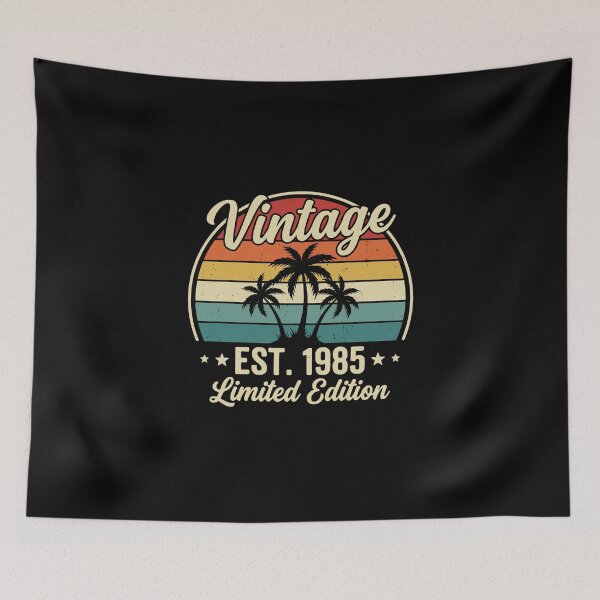 Artikelvorschau, Vintage, gegründet 1985, limitierte Auflage, Geburtstagskind, geboren 1985, Retro entworfen und verkauft von PopStars1993.