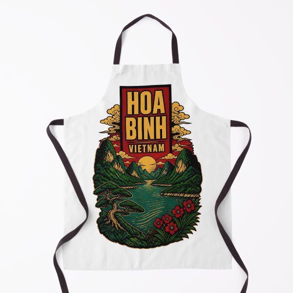 Item preview, Hoa Binh Vietnam Vintage Travel Tourism designed and sold by TravelersGems.